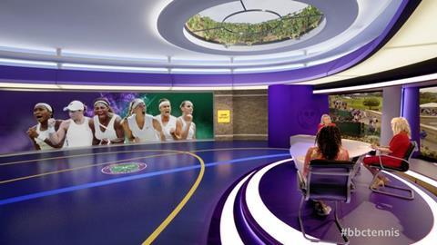 Wimbledon virtual studio